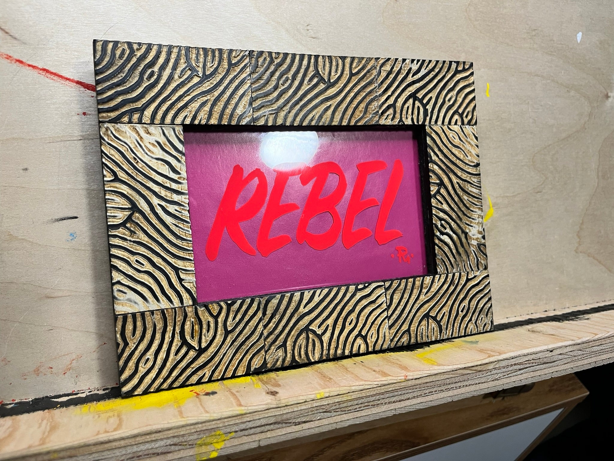 "Rebel" Framed Artwork