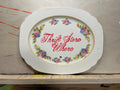 "Thrift Store Whore" Hand-Painted Ceramic Plate