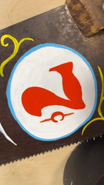 "7 Cent Tattoo Removal" Vintage Saw
