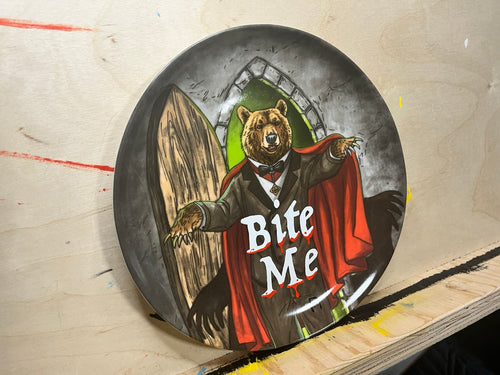 "Bite Me" Ceramic Plate