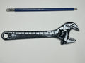 Skeleton Adjustable Wrench — Hand-Painted Enamel on Vintage Tool