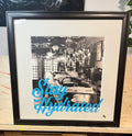 Stay Hydrated – Enamel on Glass Bar Art | 20×20