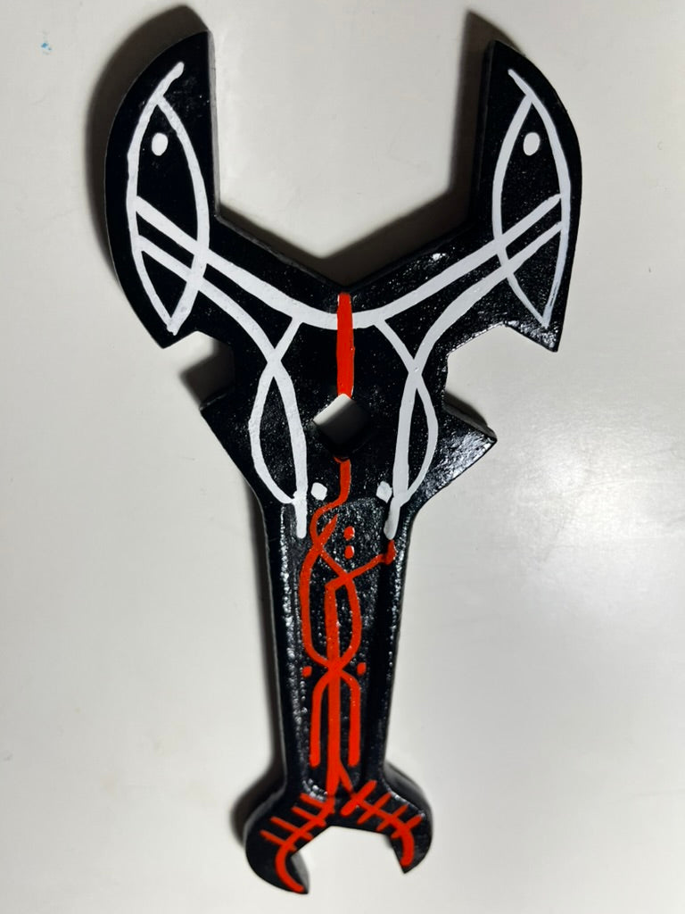 Hand-Painted Pinstriped Vintage Multi-Wrench