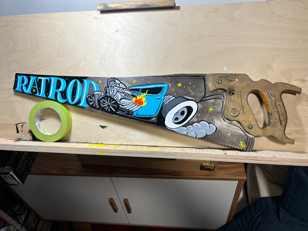 "Rat Rod" Vintage Saw