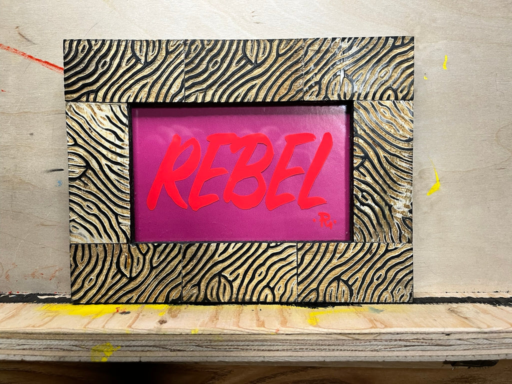 "Rebel" Framed Artwork