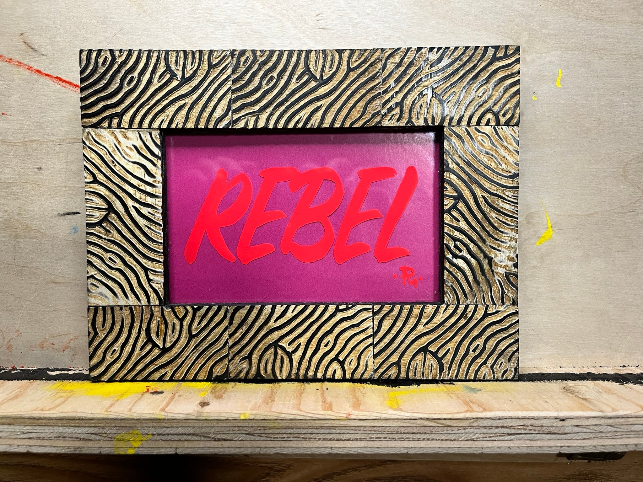 "Rebel" Framed Artwork