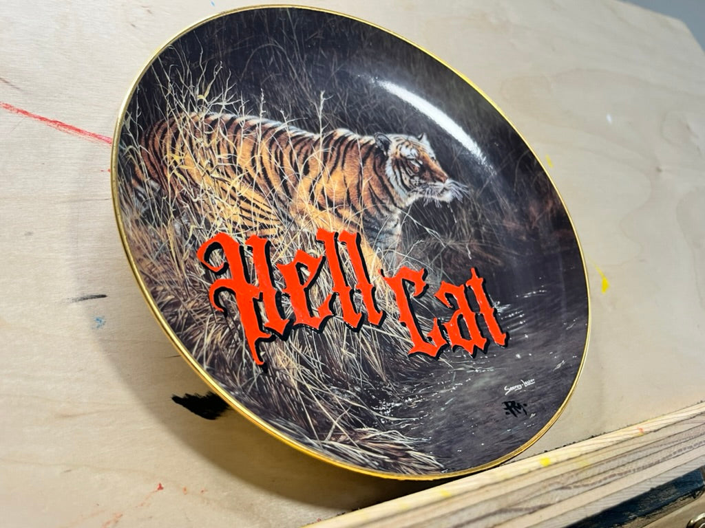 "Hell Cat" Decorative Plate